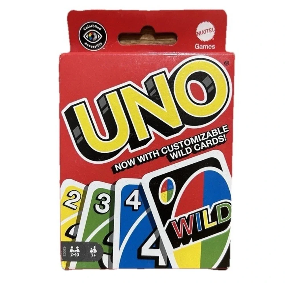 Uno Card Game Customizable Wild Cards Global Contest Winning Mattel BRAND NEW